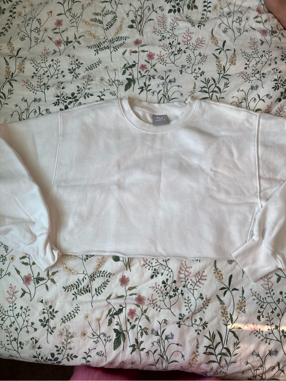 TNA Cozy AF Crop Sweatshirt